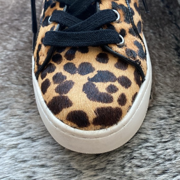 Steve Madden Bertie Platform Sneaker in Leopard Print Cowhide. Size 7M. EUC. - Picture 3 of 14